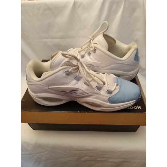 Reebok Men's Size 14 Question Low Patent Toe UNC FX5000 Iverson Philly - Picture 1 of 9